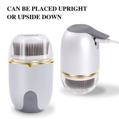 Electric facial cleansing brush