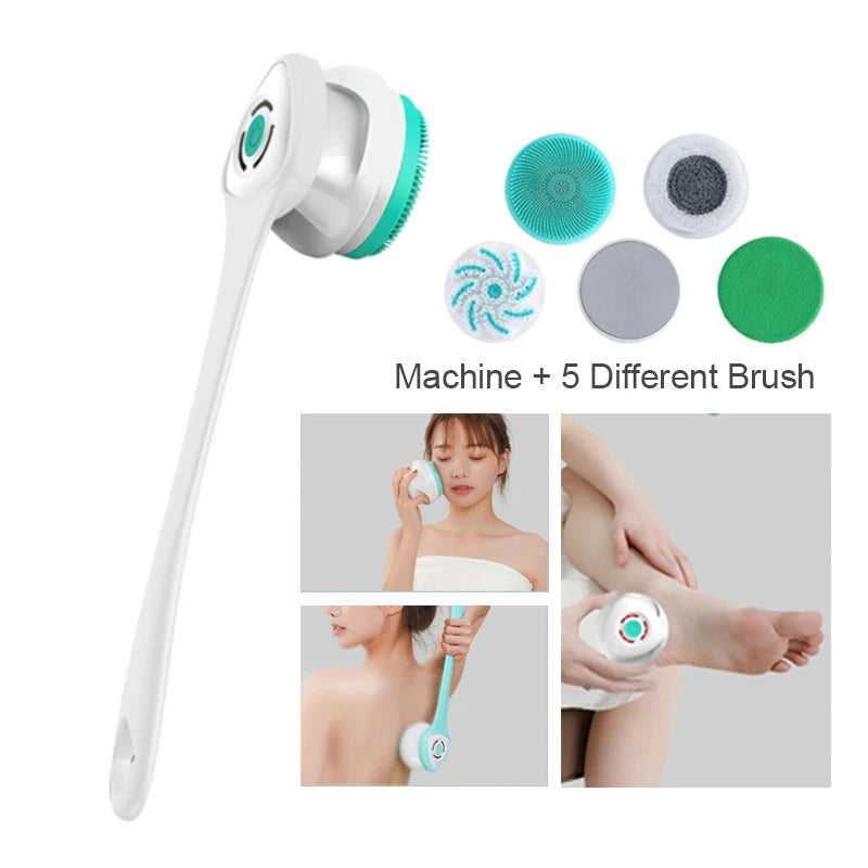 Electric brush for cleaning the body